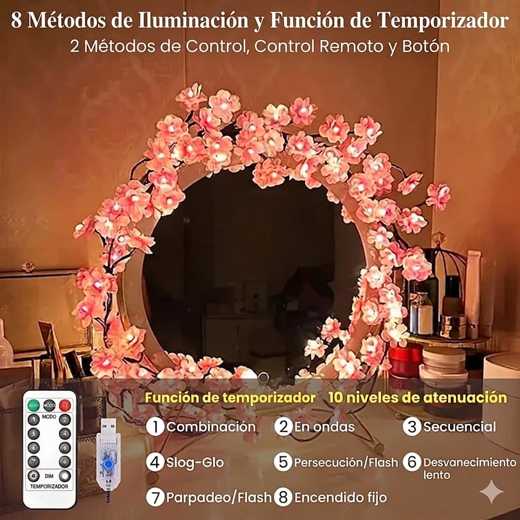 Lámpara Sakura 🌸