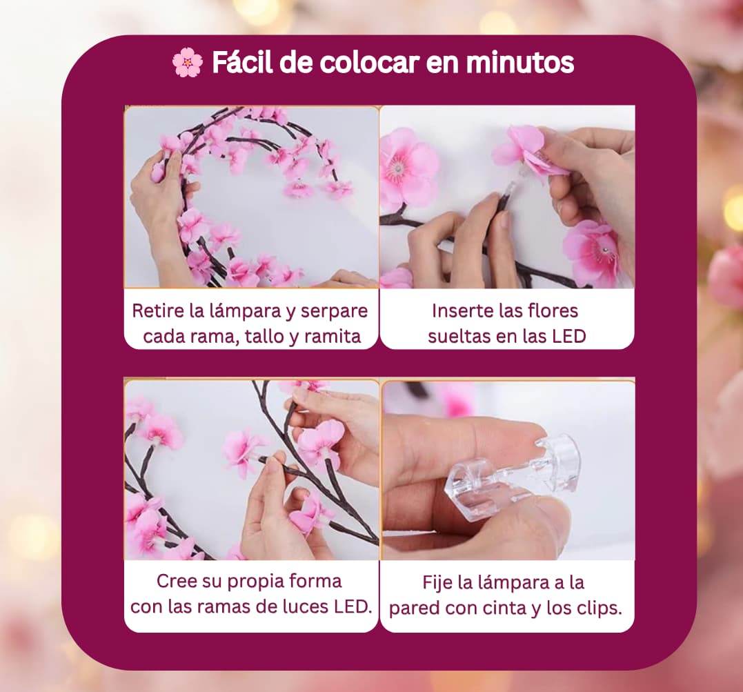 Lámpara Sakura 🌸