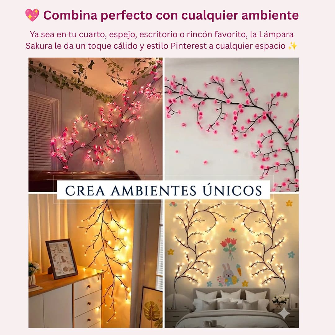 Lámpara Sakura 🌸